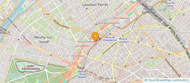 localisation de l'entreprise 498 165 083  à CLICHY