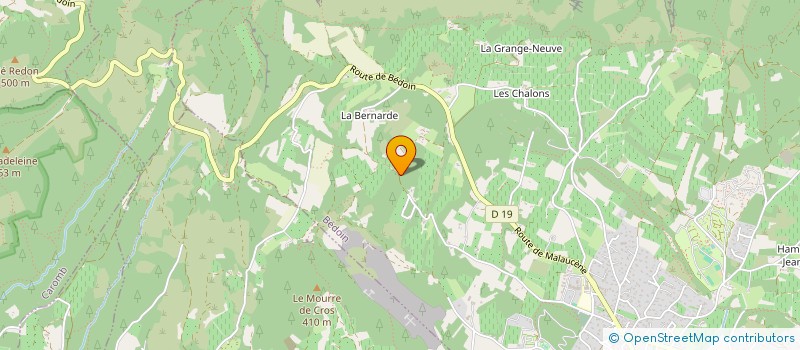 localisation de l'entreprise 498 177 591 à BEDOIN