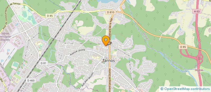 localisation de l'entreprise 498 274 729   TARNOS