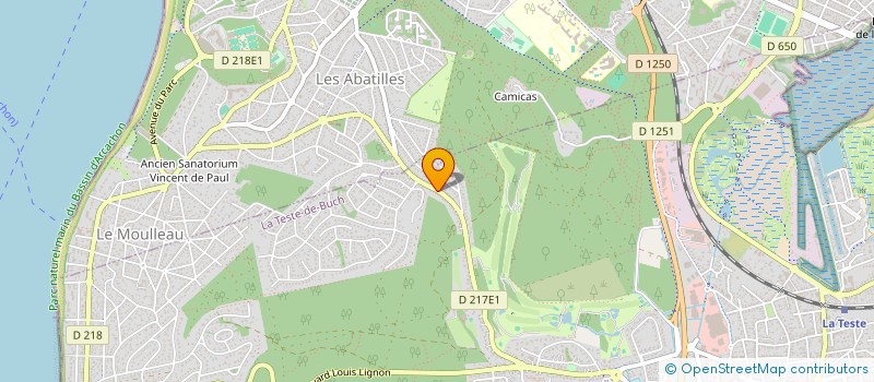 localisation de l'entreprise 498 279 801   LA TESTE-DE-BUCH