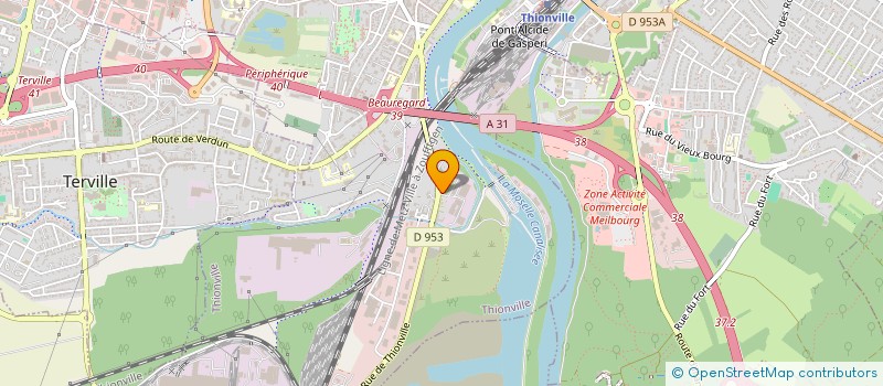 localisation de l'entreprise 498 279 959   THIONVILLE