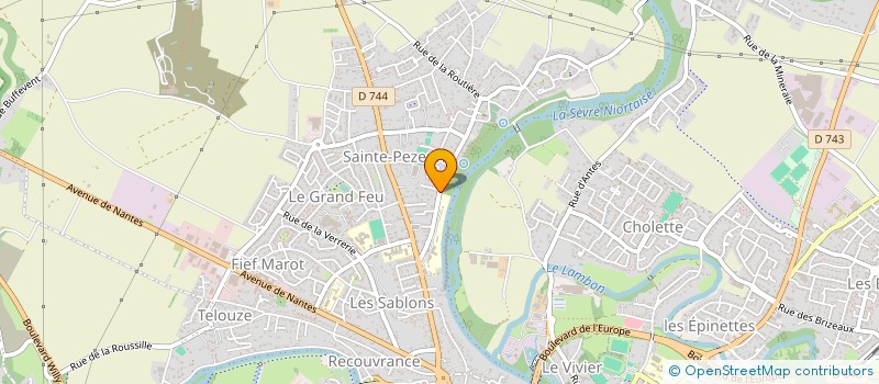 localisation de l'entreprise 498 282 540   NIORT