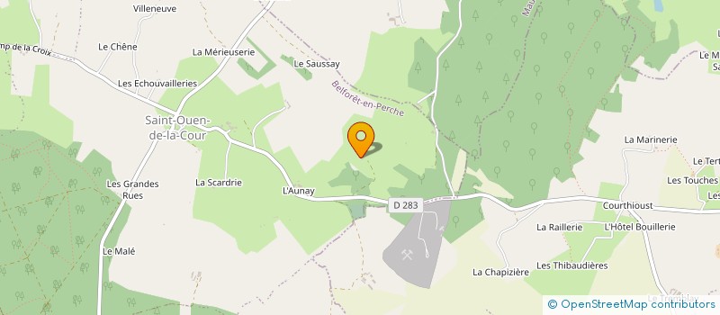 localisation de l'entreprise 498 296 680   BELFORET-EN-PERCHE