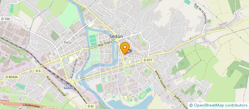 localisation de l'entreprise 498 302 595   SEDAN