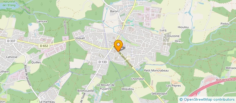 localisation de l'entreprise 498 305 291   TOSSE