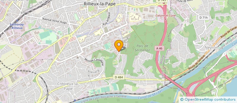 localisation de l'entreprise 498 399 419   RILLIEUX-LA-PAPE