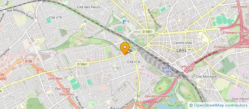 localisation de l'entreprise 498 408 277   LENS