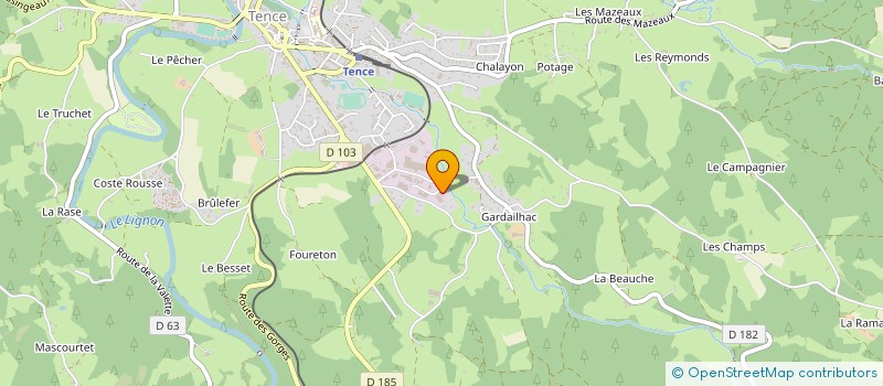 localisation de l'entreprise 498 436 252   LE CHAMBON-SUR-LIGNON