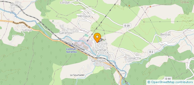 localisation de l'entreprise 498 442 078 à LUZENAC