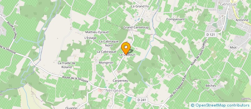 localisation de l'entreprise 498 445 675   NERIGEAN