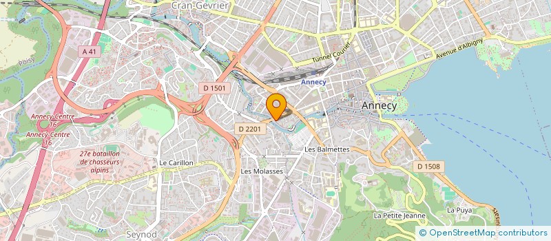 localisation de l'entreprise 498 455 369 à ANNECY