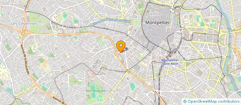 localisation de l'entreprise 498 459 288 à MONTPELLIER