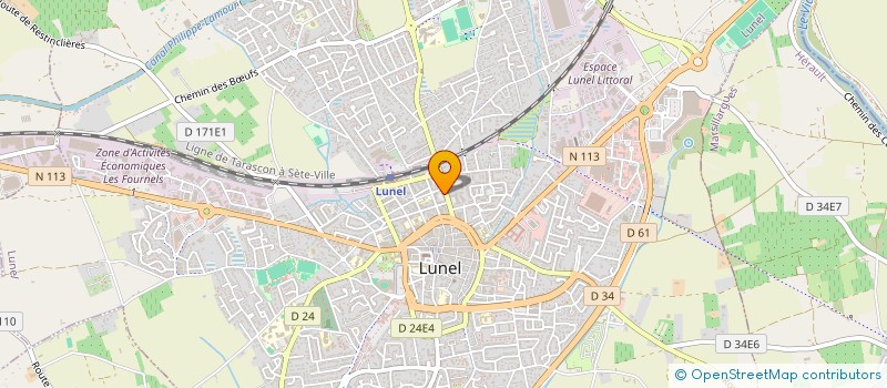 localisation de l'entreprise 498 469 584   LUNEL