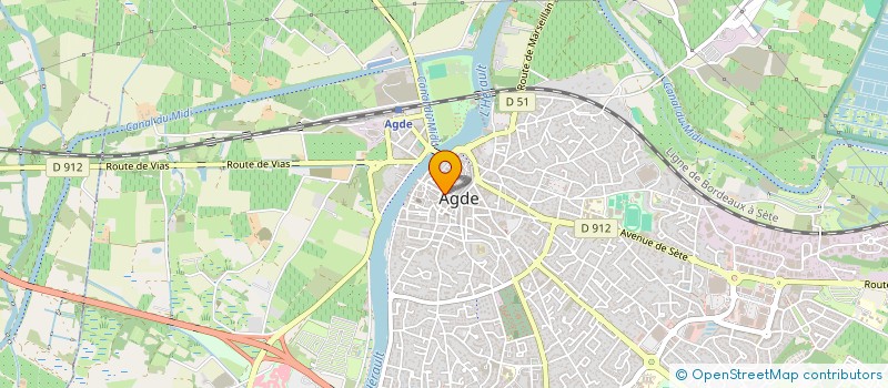 localisation de l'entreprise 498 543 735 à AGDE