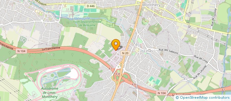 localisation de l'entreprise 498 569 813 à LINAS