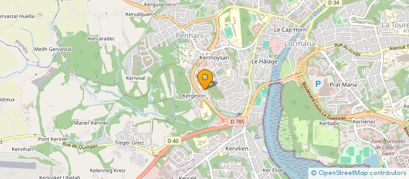 localisation de l'entreprise 498 571 272   QUIMPER