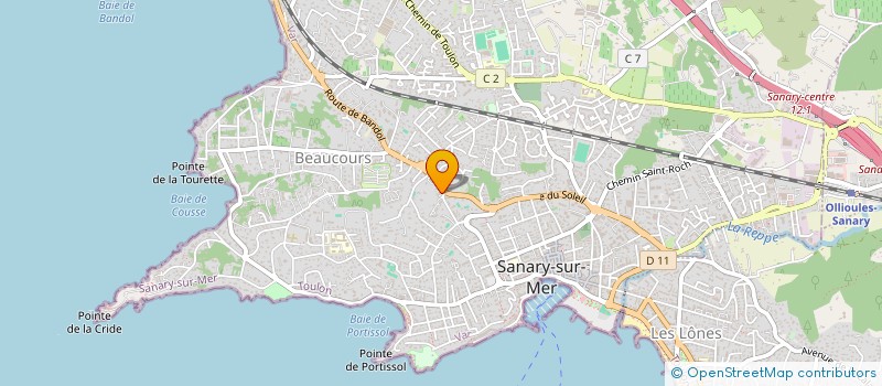 localisation de l'entreprise 498 589 449   SANARY-SUR-MER