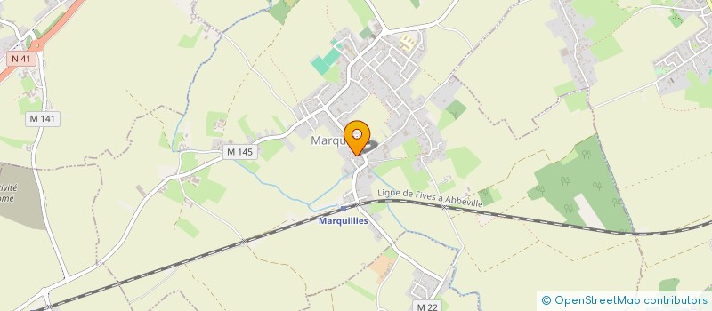 localisation de l'entreprise 498 591 940   MARQUILLIES