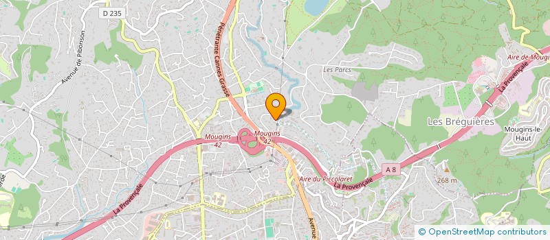 localisation de l'entreprise 498 661 719   VALLAURIS