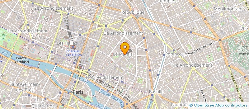 localisation de l'entreprise 498 701 507   PARIS