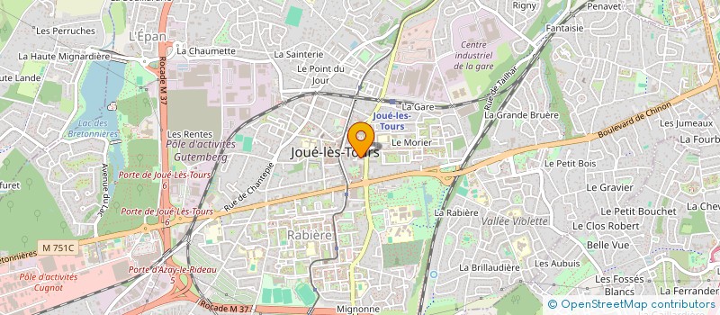 localisation de l'entreprise 498 708 031   CHAMBRAY-LES-TOURS