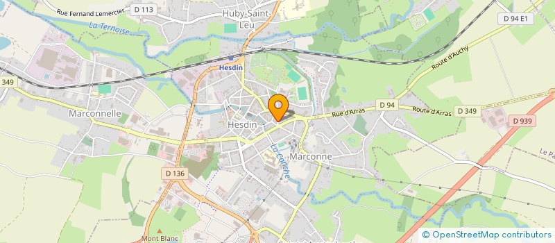 localisation de l'entreprise 498 710 334   HESDIN