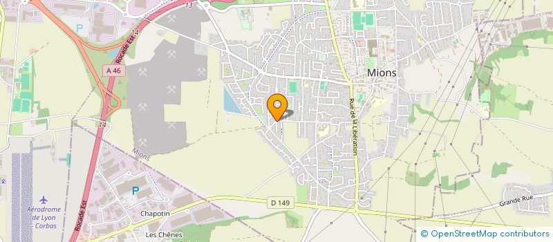 localisation de l'entreprise 498 716 224   BRON