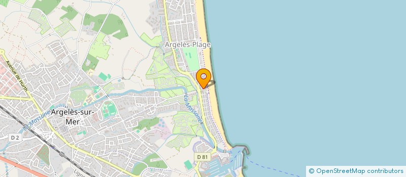 localisation de l'entreprise 498 736 198 à ARGELES-SUR-MER