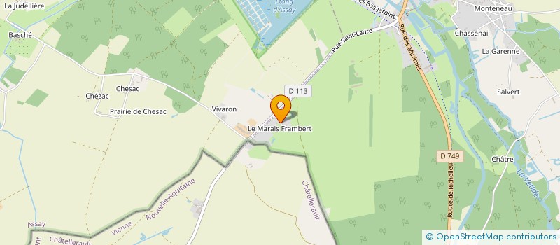 localisation de l'entreprise 498 767 961   CHAMPIGNY-SUR-VEUDE