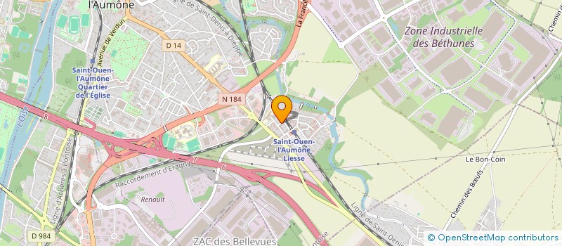 localisation de l'entreprise 498 779 537 à SAINT-OUEN-L'AUMONE