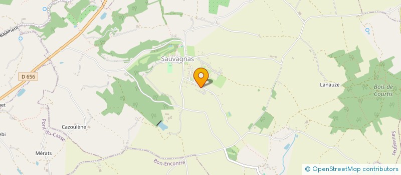 localisation de l'entreprise 498 783 141   SAUVAGNAS