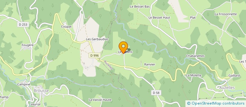 localisation de l'entreprise 498 813 245   COURNON-D'AUVERGNE