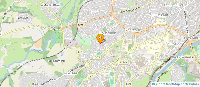 localisation de l'entreprise 498 815 919 à LIMOGES