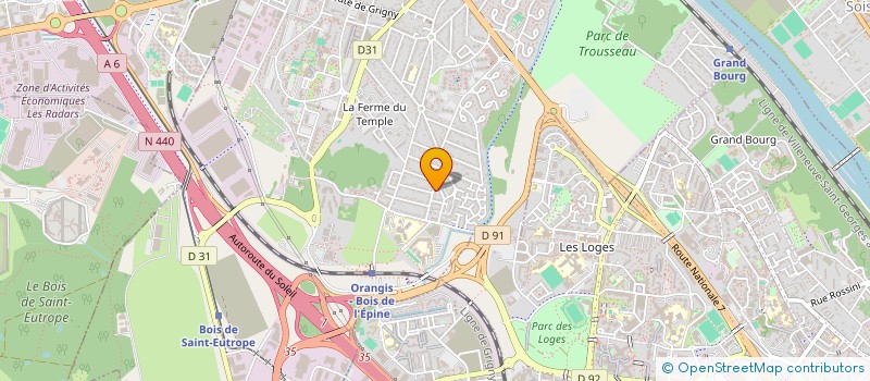 localisation de l'entreprise 498 844 604   RIS-ORANGIS