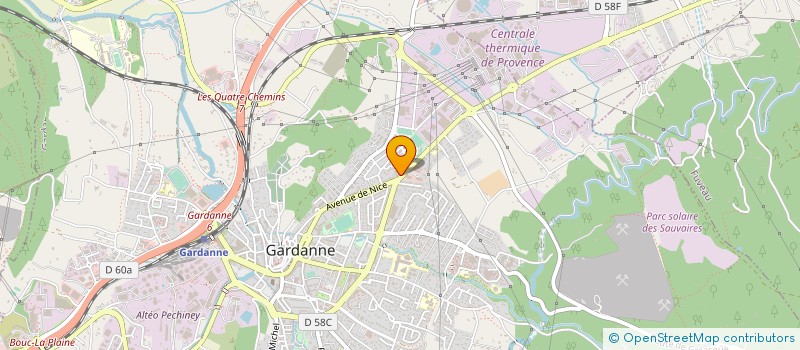 localisation de l'entreprise 498 895 549 à GARDANNE