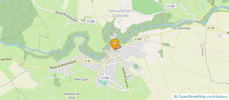 localisation de l'entreprise 498 907 864   CHANTELLE