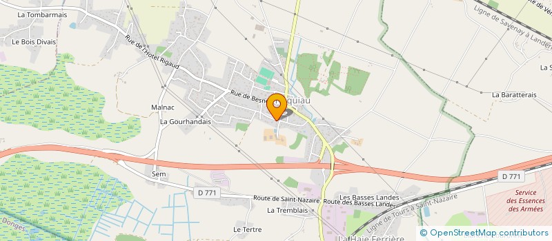 localisation de l'entreprise 498 919 703 à SAINT-NAZAIRE