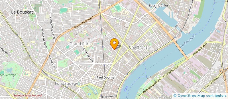 localisation de l'entreprise 498 957 489 à BORDEAUX
