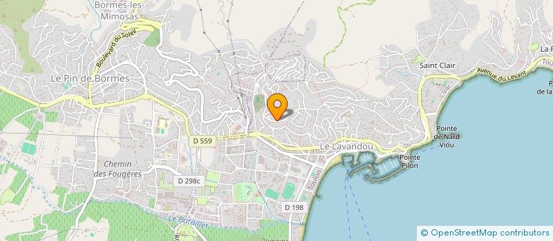 localisation de l'entreprise 498 985 266   LE LAVANDOU