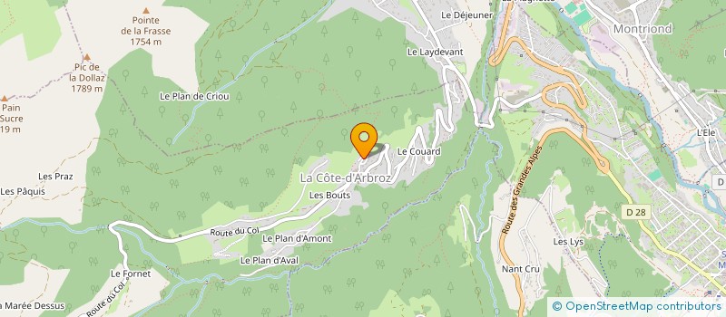 localisation de l'entreprise 499 014 421   LE VERNET-CHAMEANE