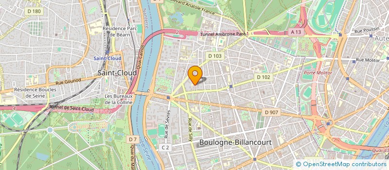 localisation de l'entreprise 499 016 723   BOULOGNE-BILLANCOURT