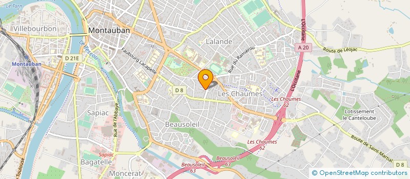 localisation de l'entreprise 499 032 944   MONTAUBAN