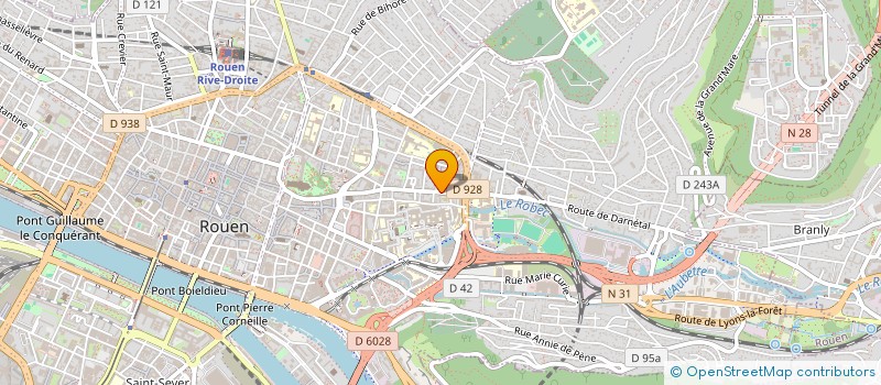 localisation de l'entreprise 499 073 880   ROUEN