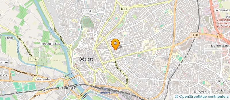 localisation de l'entreprise 499 146 520   BEZIERS