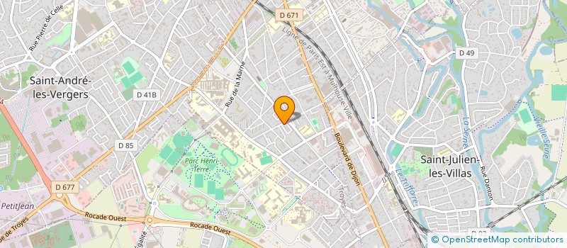localisation de l'entreprise 499 156 651 à TROYES