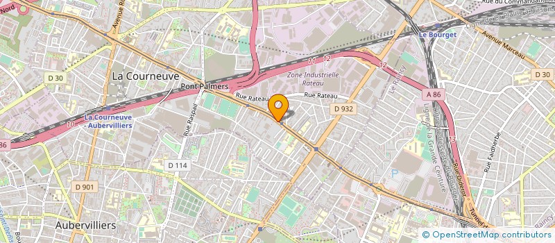 localisation de l'entreprise 499 164 978  à LA COURNEUVE