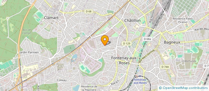 localisation de l'entreprise 499 250 025  à FONTENAY-AUX-ROSES