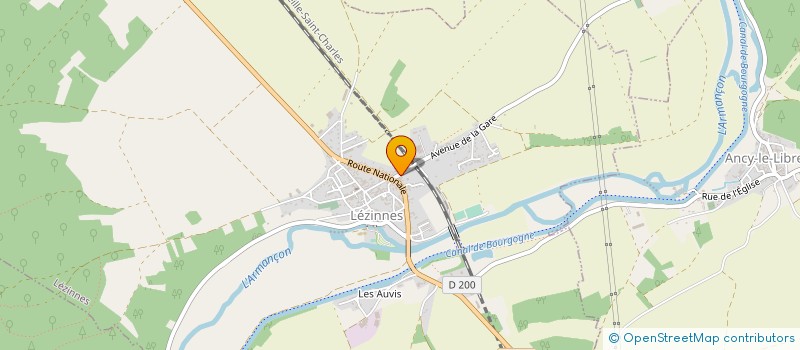 localisation de l'entreprise 499 250 702   LEZINNES