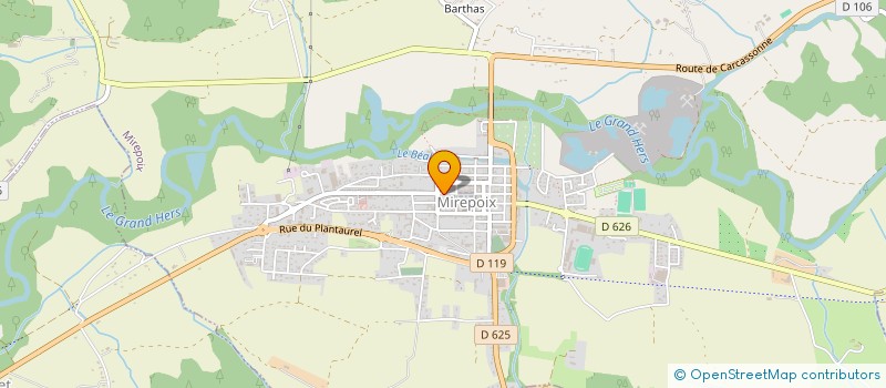 localisation de l'entreprise 499 268 621 à BELESTA