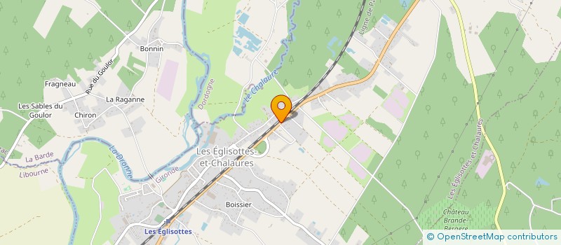 localisation de l'entreprise 499 285 252   LES EGLISOTTES-ET-CHALAURES